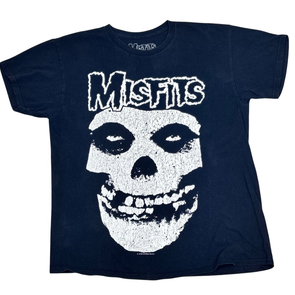 Misfits Tshirt Black Graphic Fiend Skull Punk Rock Concert‎ Music Small Medium